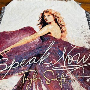 Taylor Swift Speak Now Album Cover Blanket